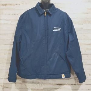 Carhartt Men's Blue Quilted Work Jacket size XL